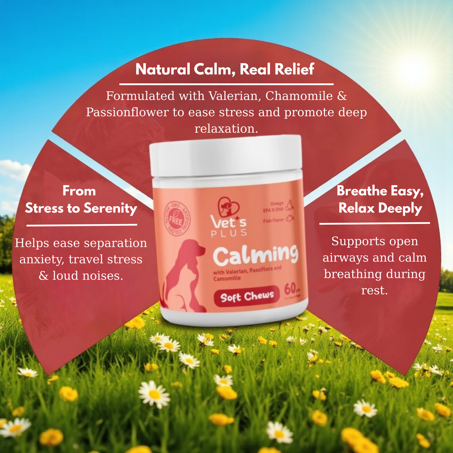 Advanced Calming Support Chews for Dogs & Cats